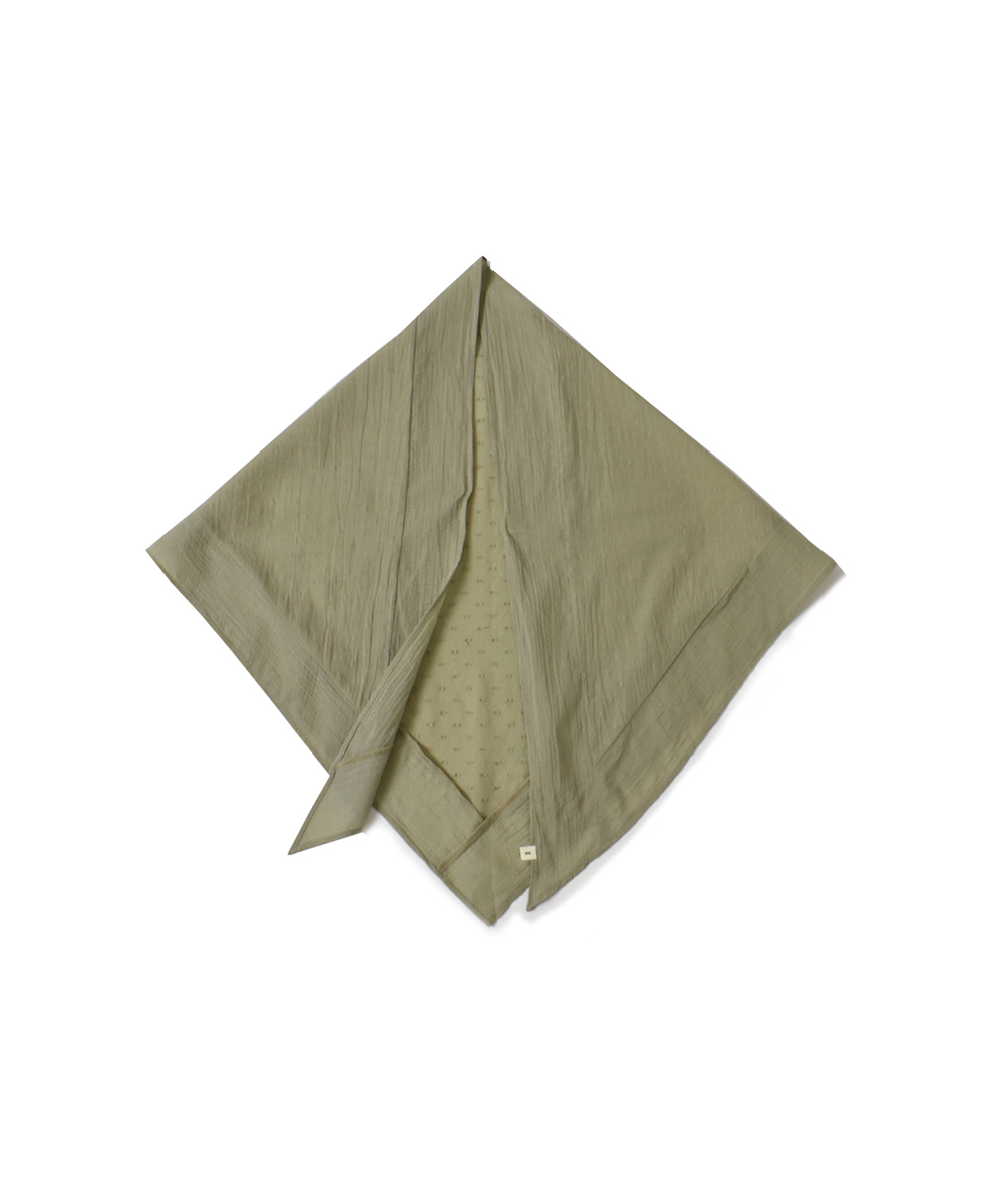NSL25616(ストール) COTTON DOBIE DOT PATCHWORK TRIANGLE STOLE