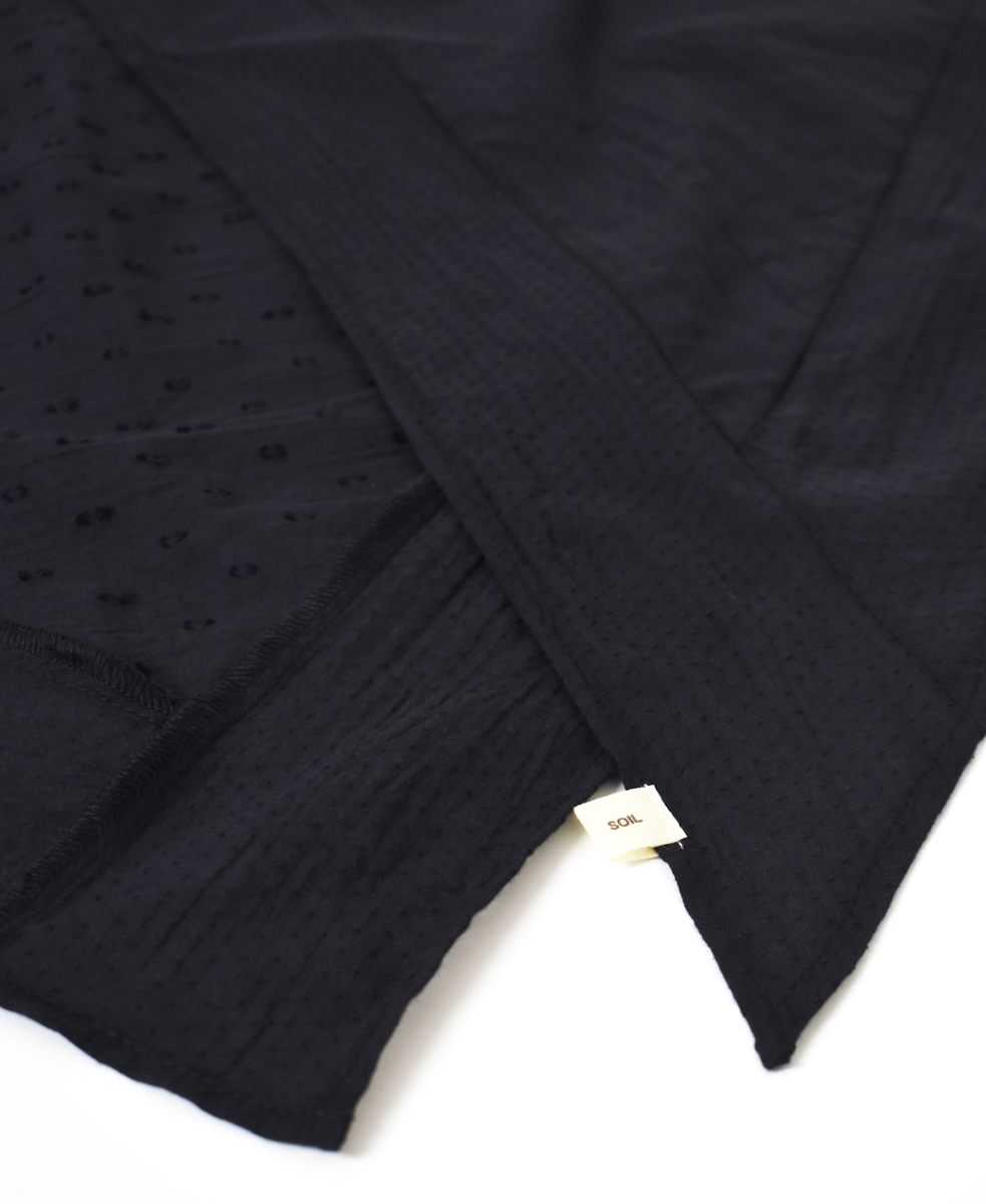 NSL25616(ストール) COTTON DOBIE DOT PATCHWORK TRIANGLE STOLE