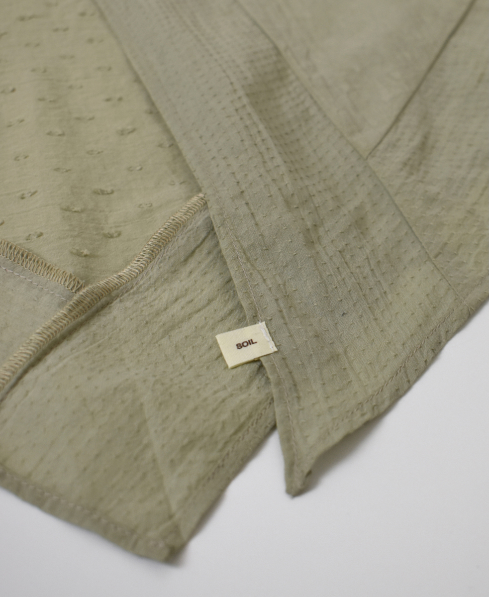 NSL25616(ストール) COTTON DOBIE DOT PATCHWORK TRIANGLE STOLE