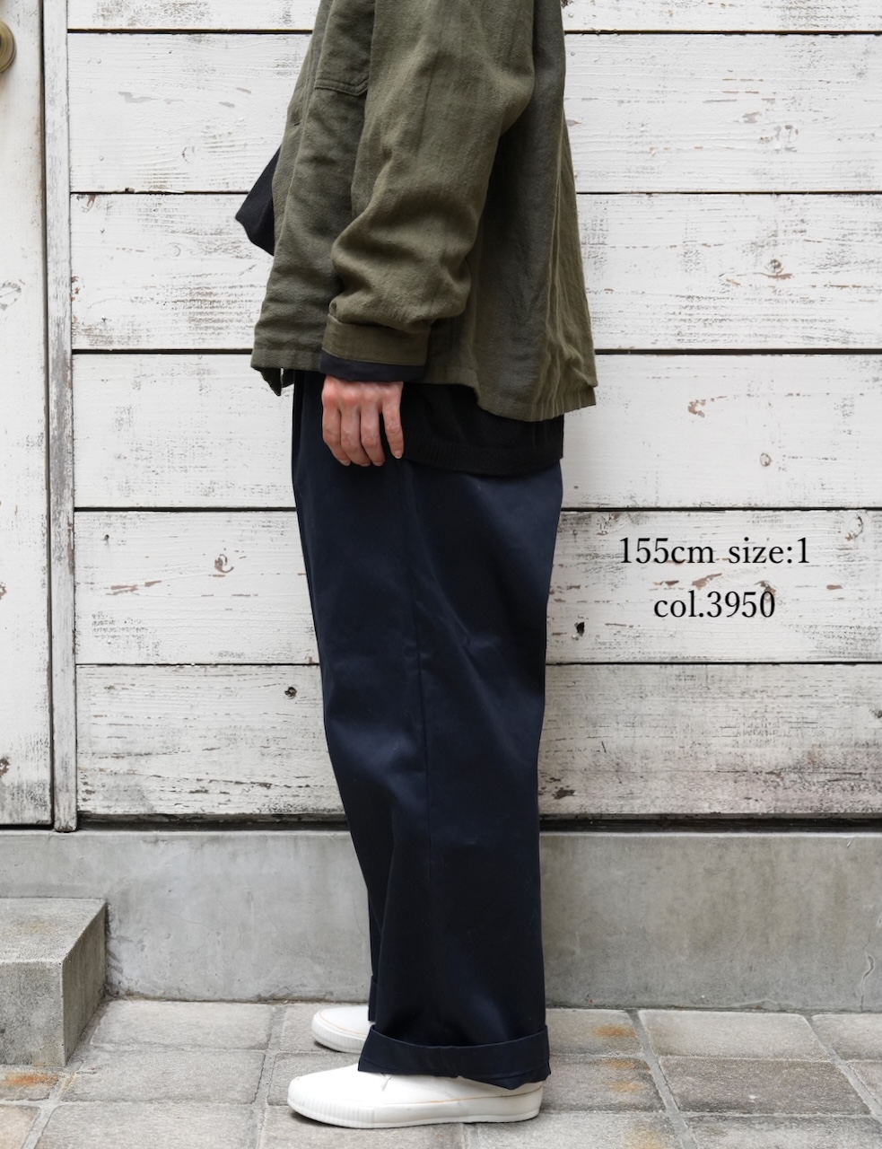 GMDSH2451(パンツ) WEST POINT ONE-TUCK TROUSERS