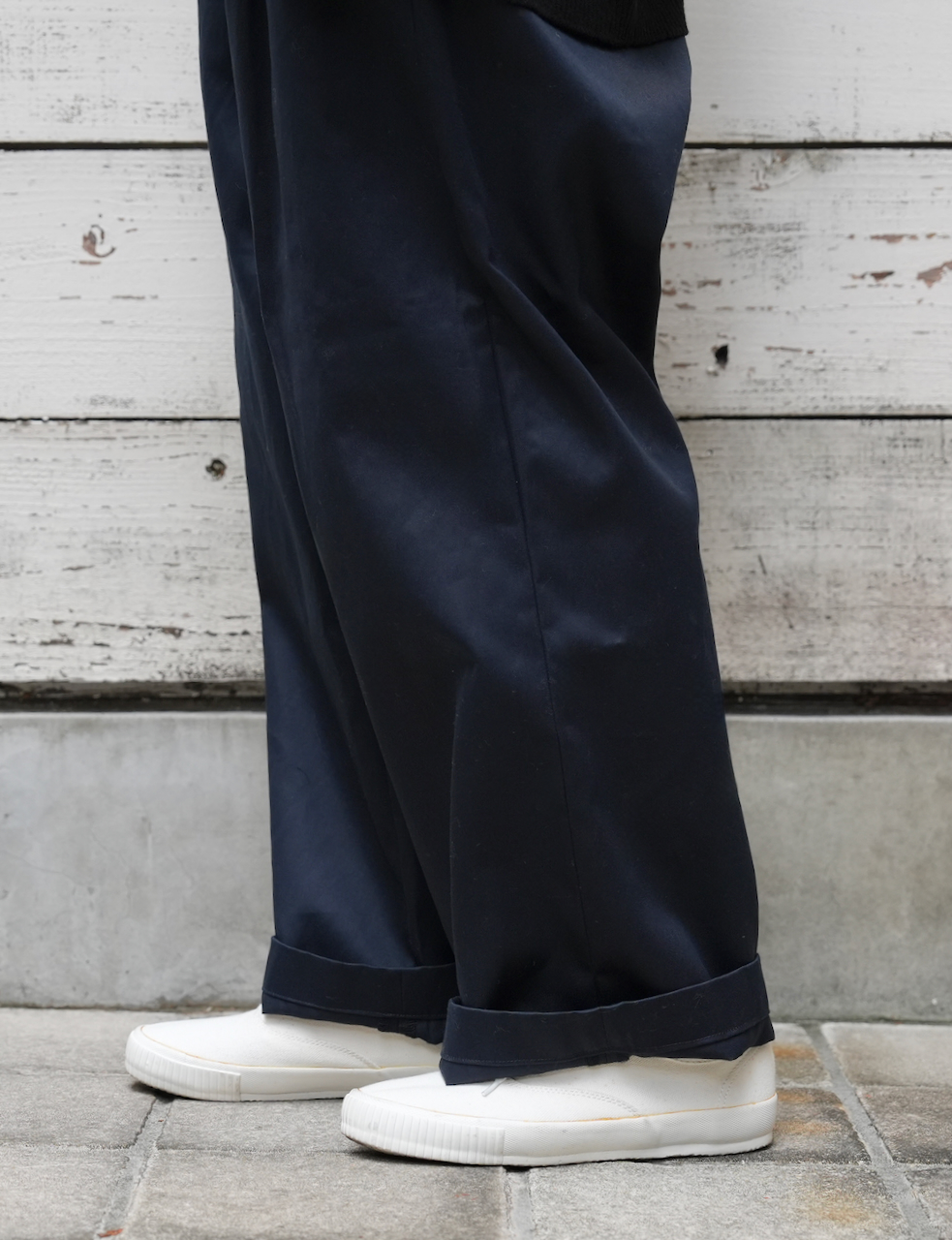 GMDSH2451(パンツ) WEST POINT ONE-TUCK TROUSERS