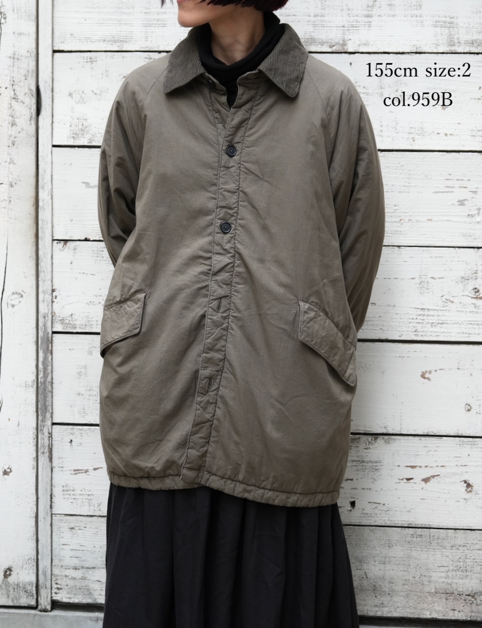 MDSH2551D(ジャケット) PADDED 40s POPLIN FLANNEL LINING  REGULAR COLLAR JACKET