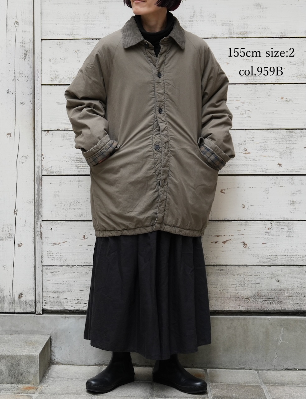 MDSH2551D(ジャケット) PADDED 40s POPLIN FLANNEL LINING  REGULAR COLLAR JACKET