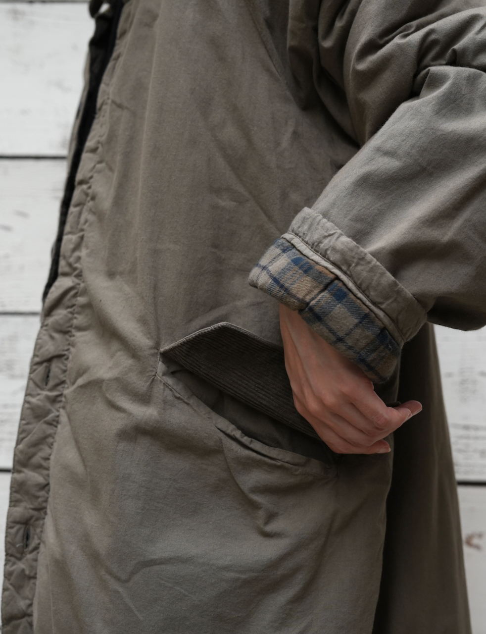 MDSH2551D(ジャケット) PADDED 40s POPLIN FLANNEL LINING  REGULAR COLLAR JACKET