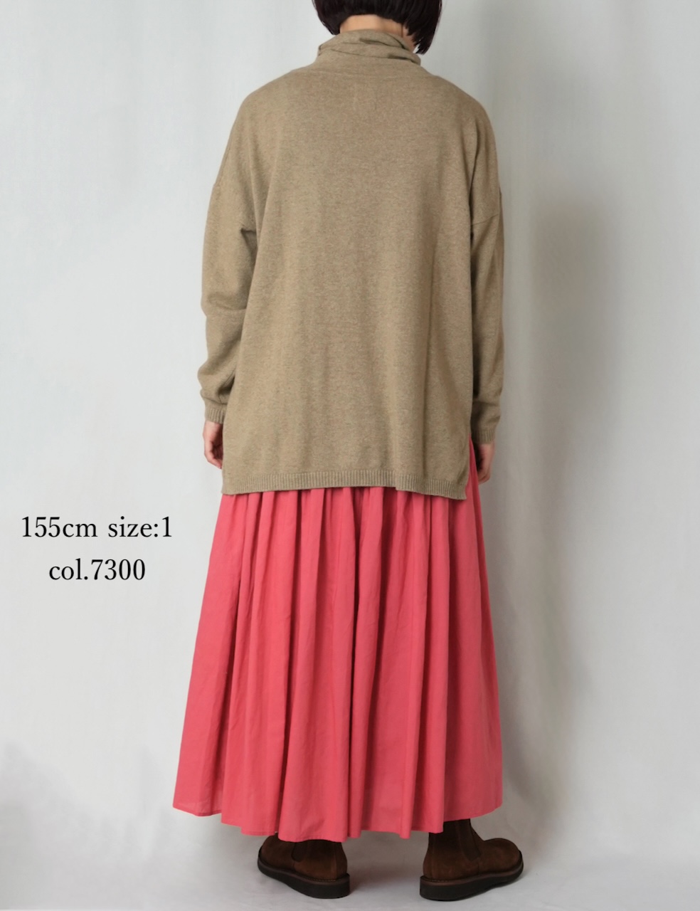 NMDS25525(スカート) 60s ORGANIC CAMBRIC PLAIN PINTUCK FLARED SKIRT
