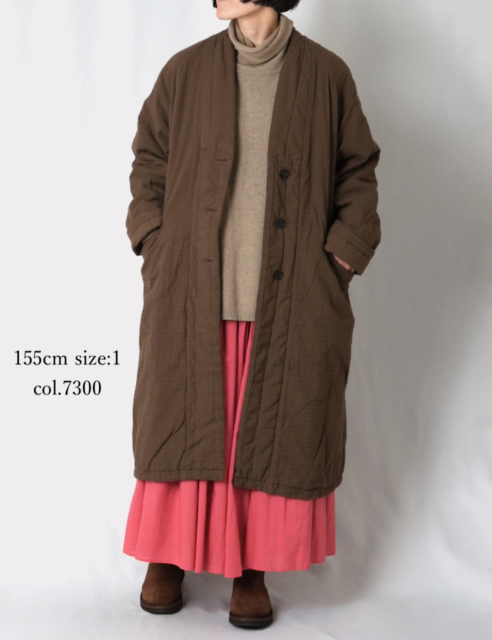 NMDS25525(スカート) 60s ORGANIC CAMBRIC PLAIN PINTUCK FLARED SKIRT