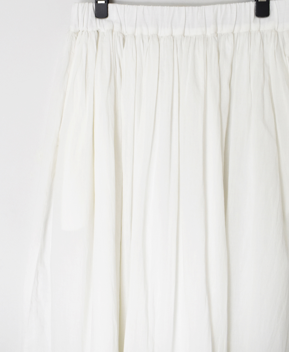 NSL25624(スカート) 60s CAMBRIC PLAIN WITH LACE GATHERED SKIRT