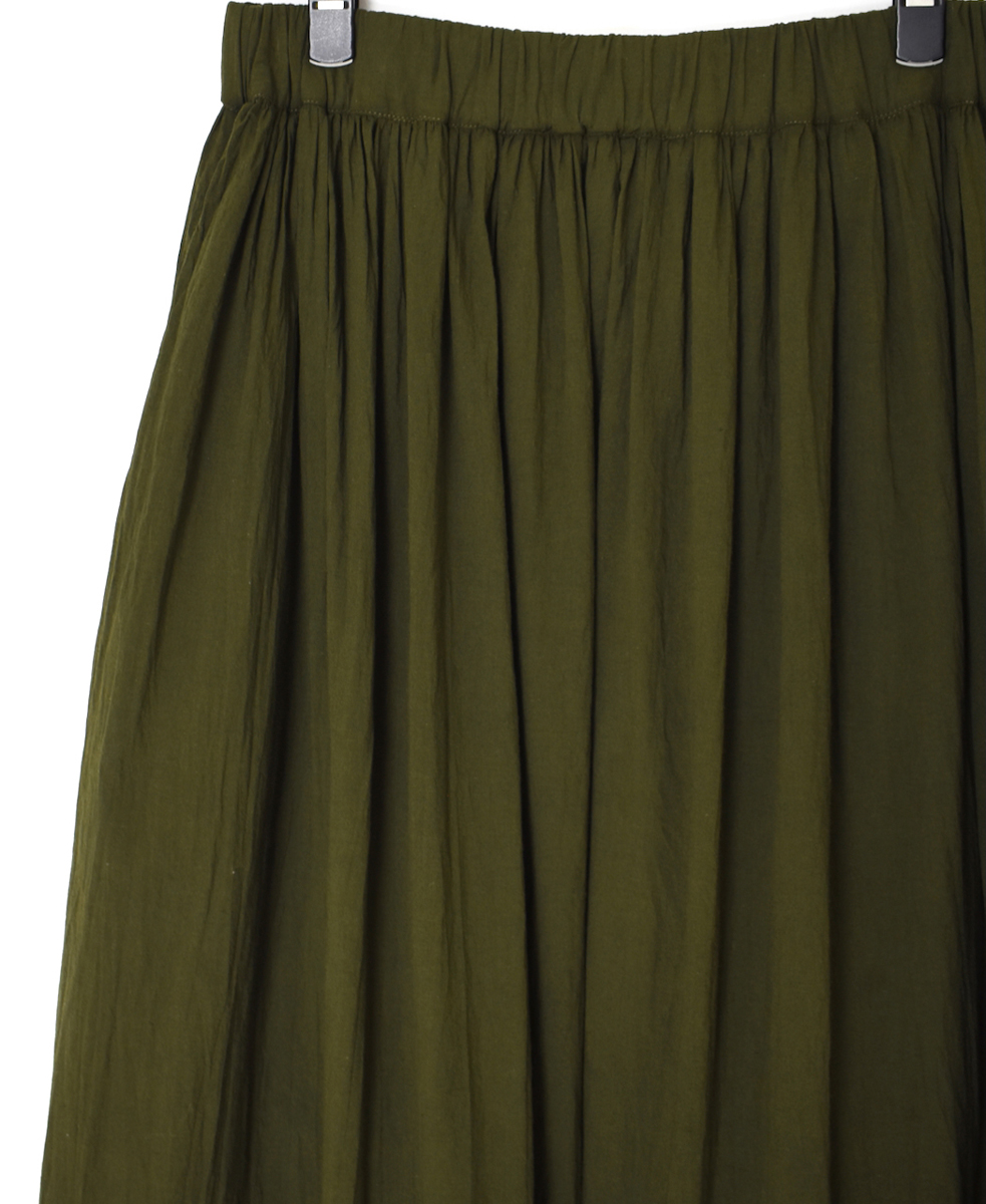NSL25624(スカート) 60s CAMBRIC PLAIN WITH LACE GATHERED SKIRT