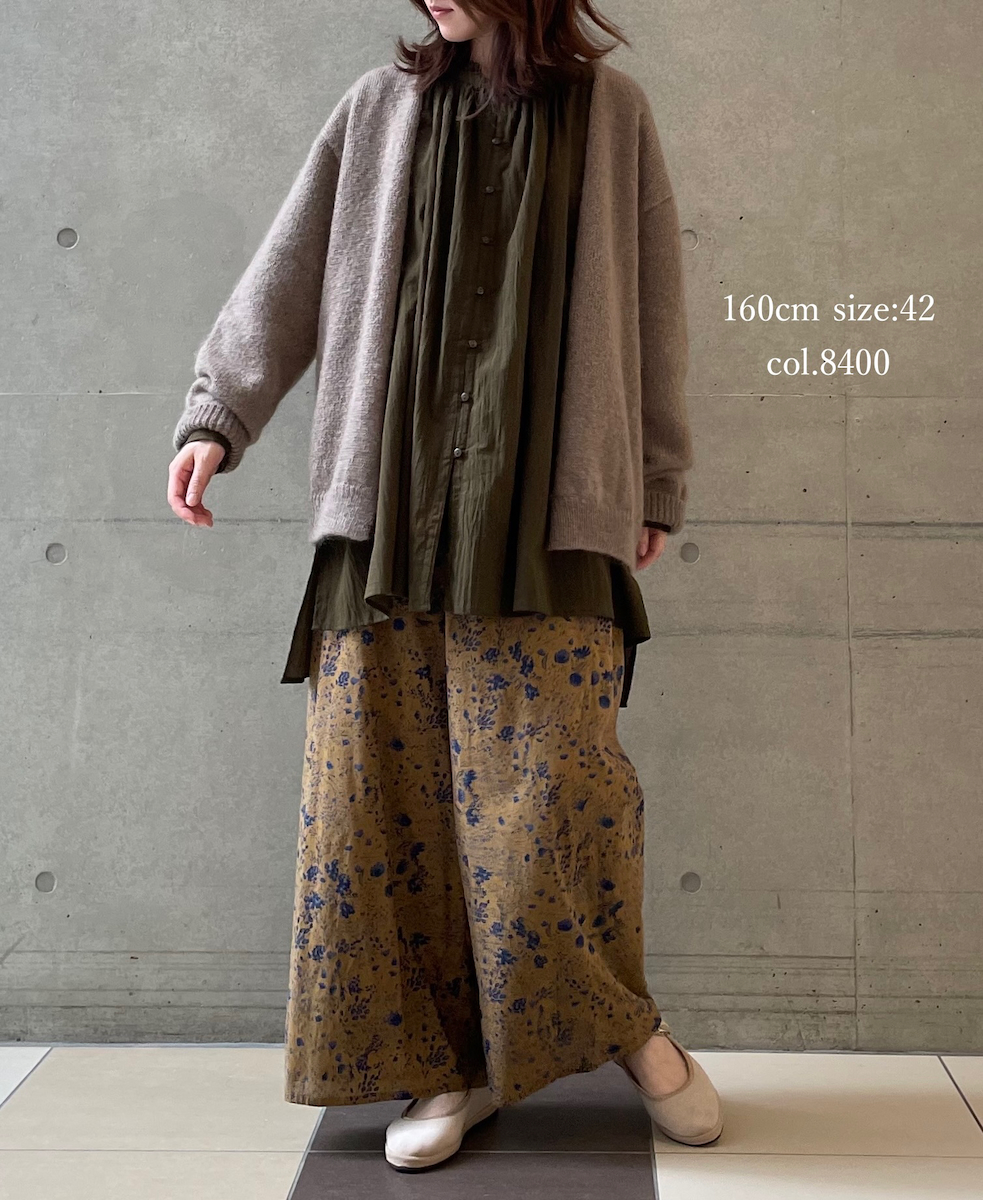 CHT2552(カーディガン) MOHAIR NO-BUTTON CARDIGAN