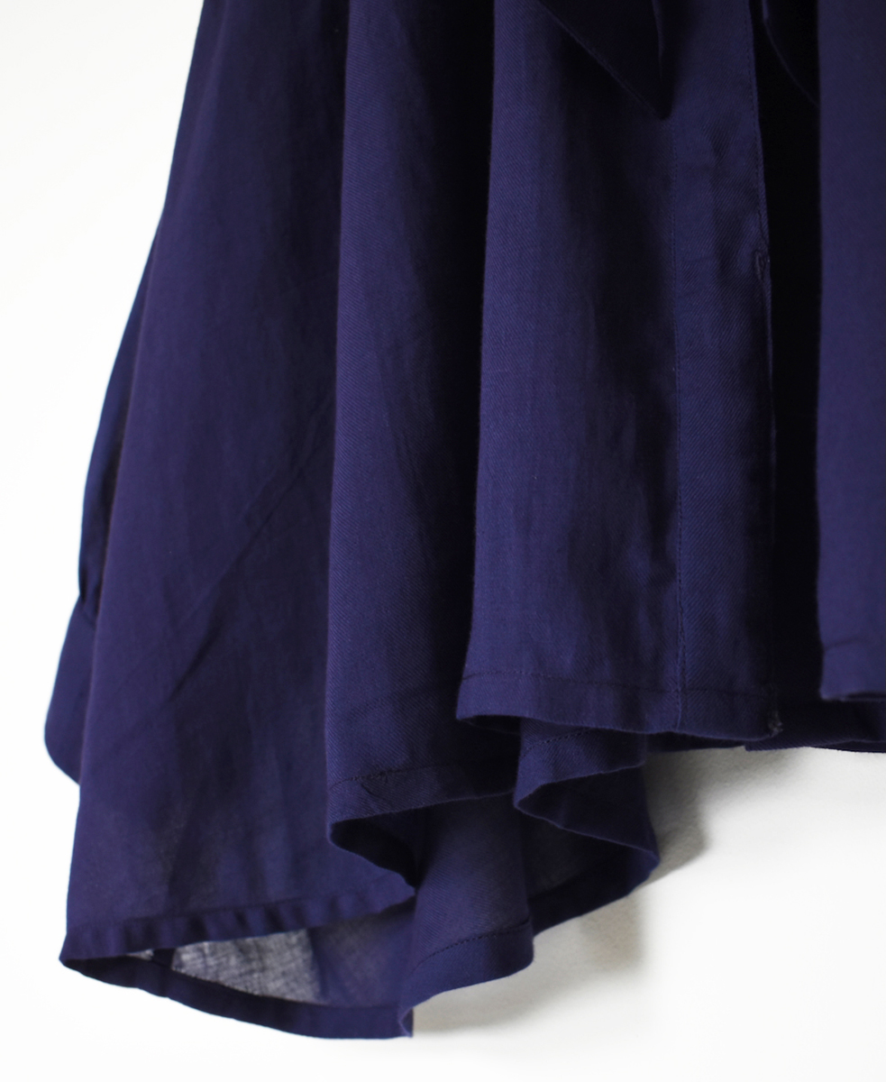 NSL25602(シャツ) 60s COTTON TWILL PLAIN TAI GATHERED FRONT SHIRT