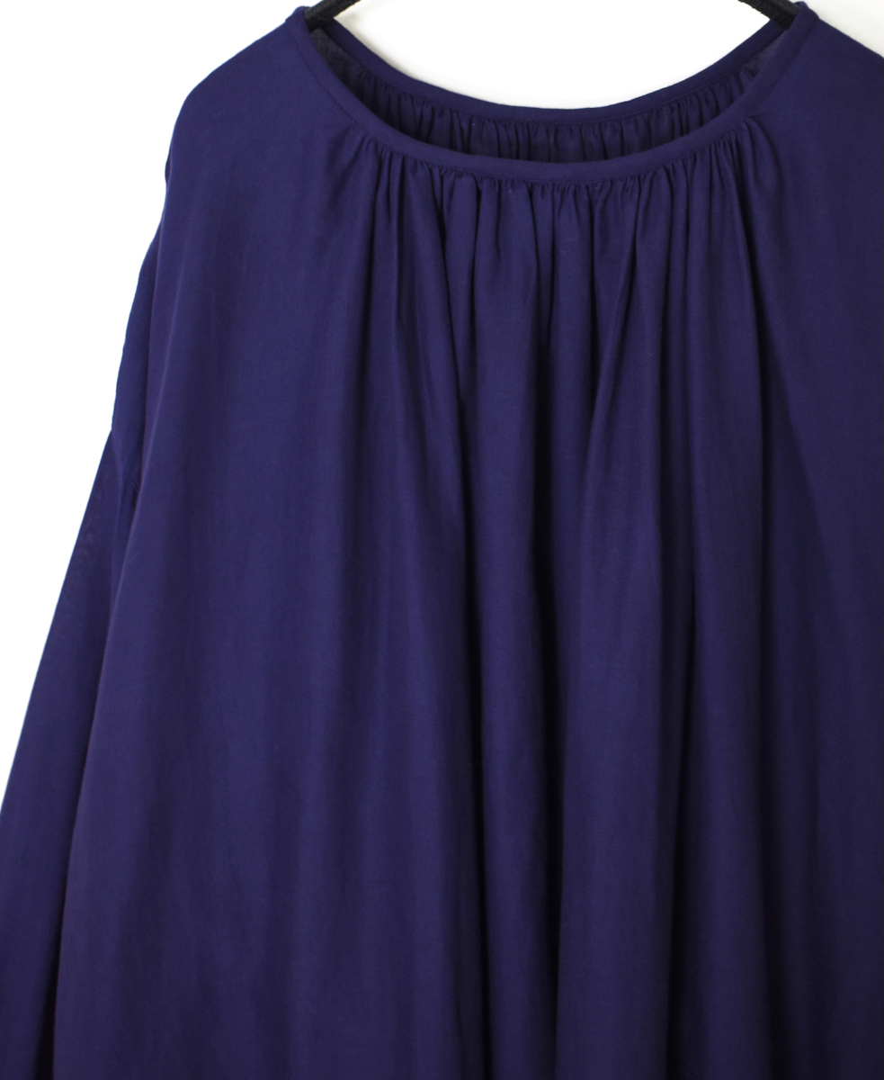 NSL25603(ワンピース) 60s COTTON TWILL PLAIN GATHERED SMOCK DRESS