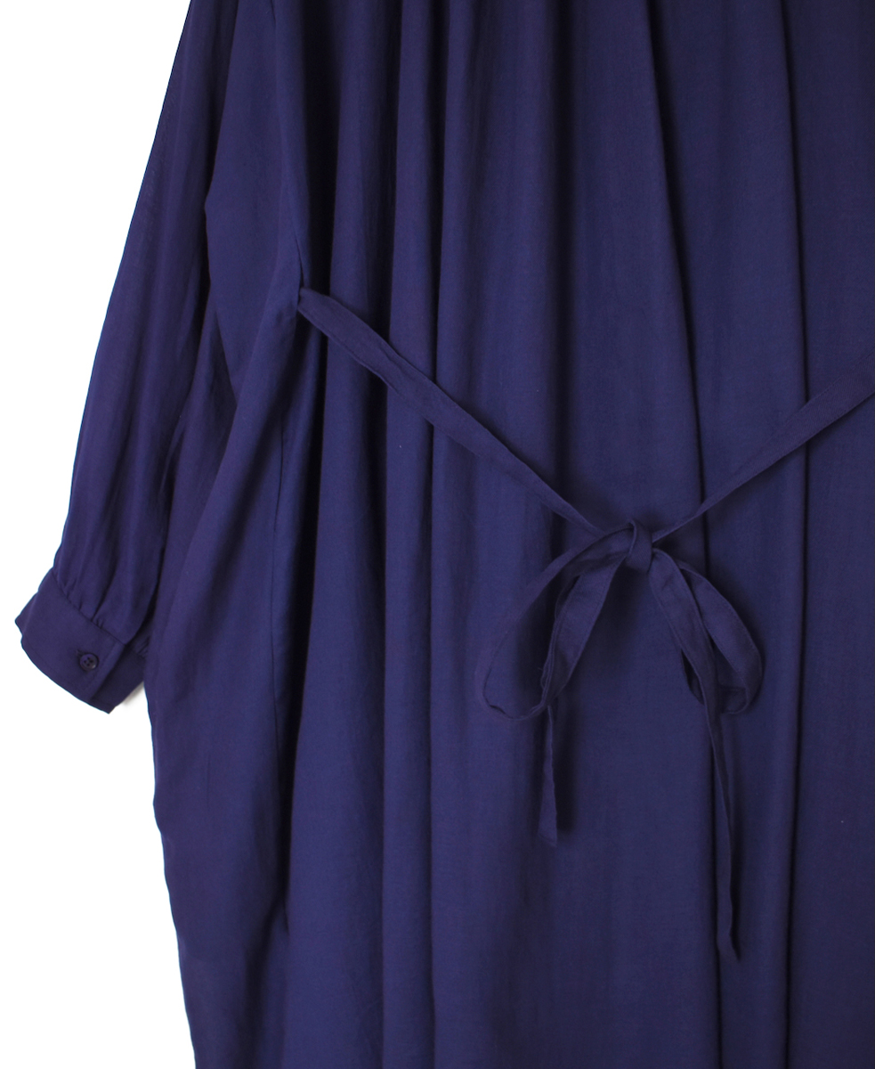 NSL25603(ワンピース) 60s COTTON TWILL PLAIN GATHERED SMOCK DRESS