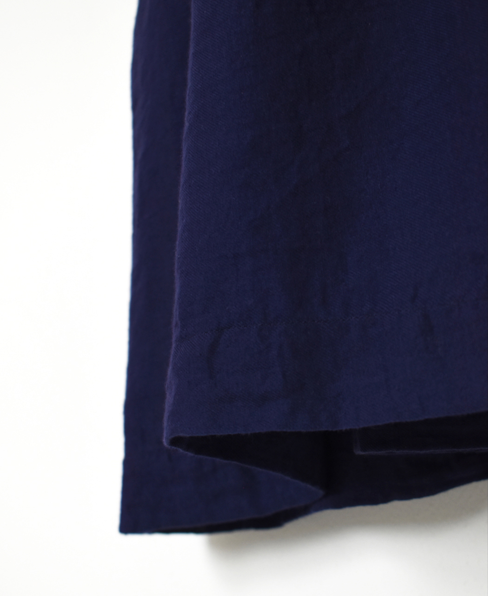 NSL25604(ワンピース) 60s COTTON TWILL PLAIN TAI GATHERED FRONT SHIRT DRESS