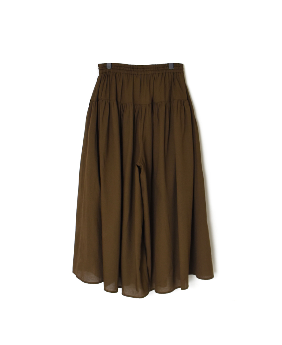 NSL25605(キュロット) 60s COTTON TWILL PLAIN CULOTTES
