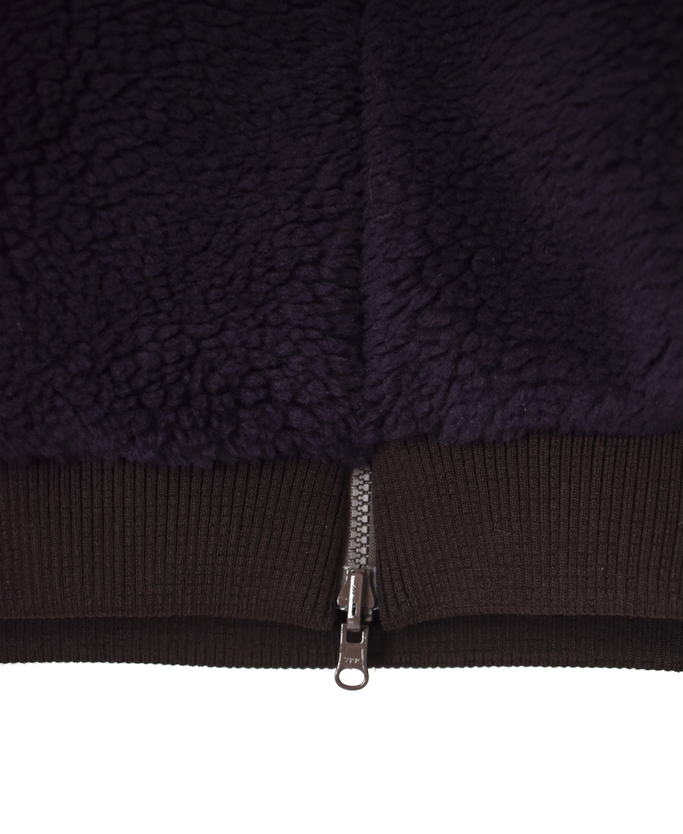 ADNAM2553(ジャケット) REVERSIBLE ZIP-UP FLEECE RIB COLLAR JACKET