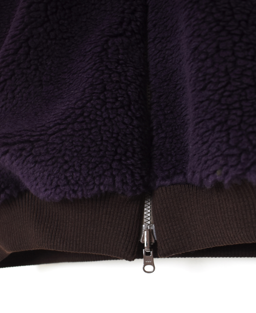 ADNAM2552(ベスト) REVERSIBLE ZIP-UP FLEECE HOODED VEST