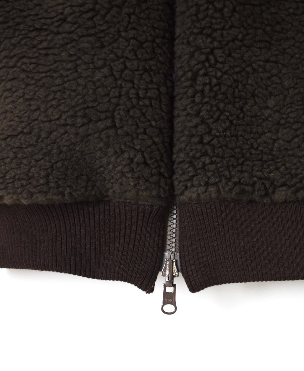 ADNAM2552(ベスト) REVERSIBLE ZIP-UP FLEECE HOODED VEST