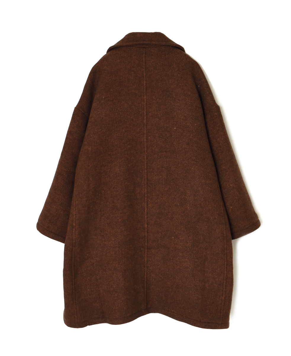 PNAM2551P(コート) OVERSIZE MIDI PEA COAT WITH LINING