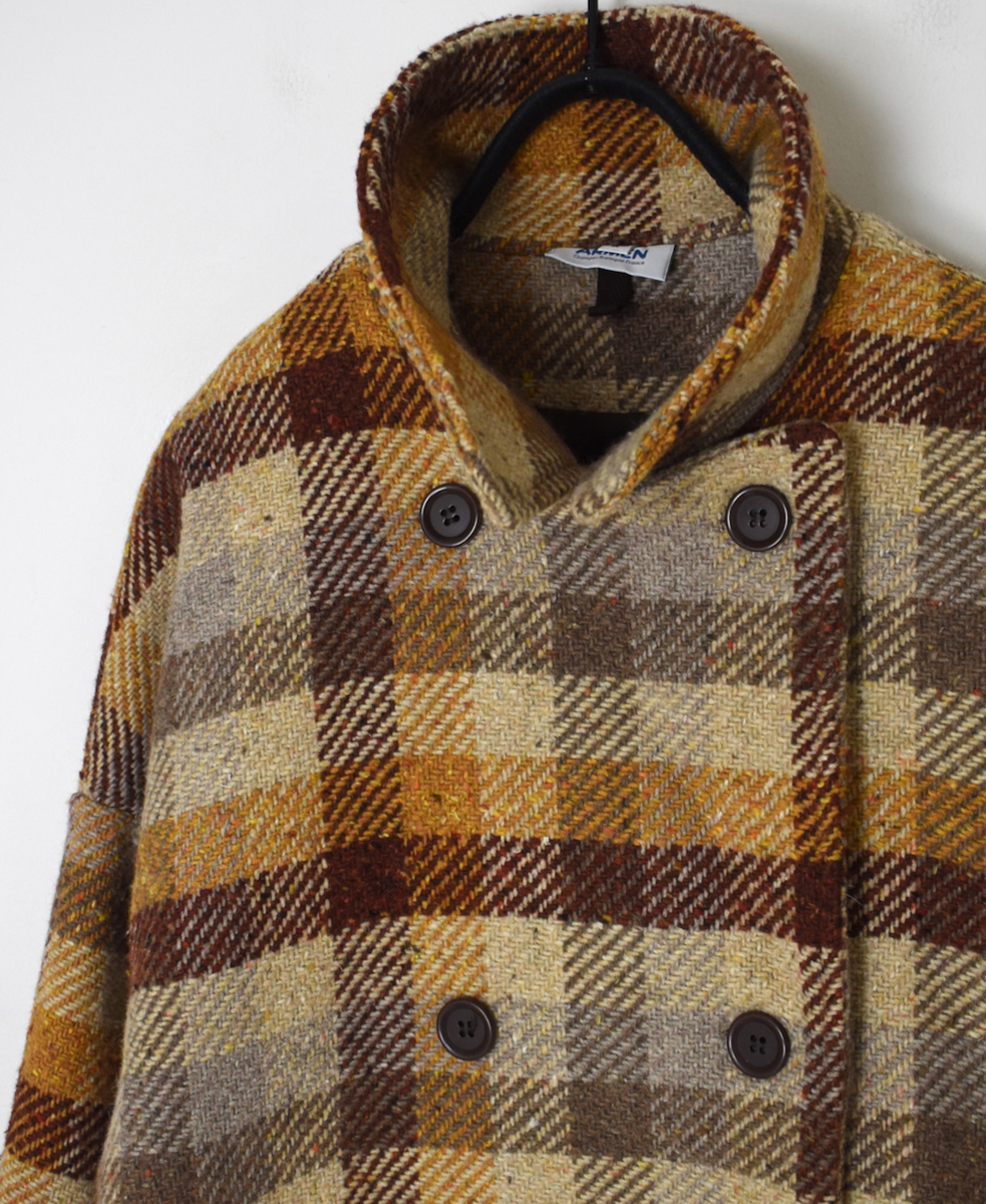 PNAM2551C(コート) OVERSIZE MIDI PEA COAT WITH LINING