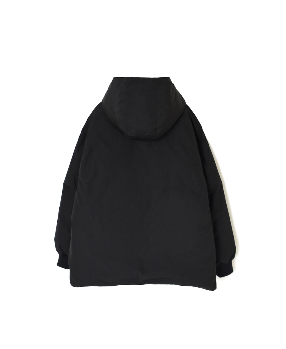 NAM2462(ジャケット) POLY×COTTON REVERSIBLE DOWN SNAP FRONT HOODED JACKET