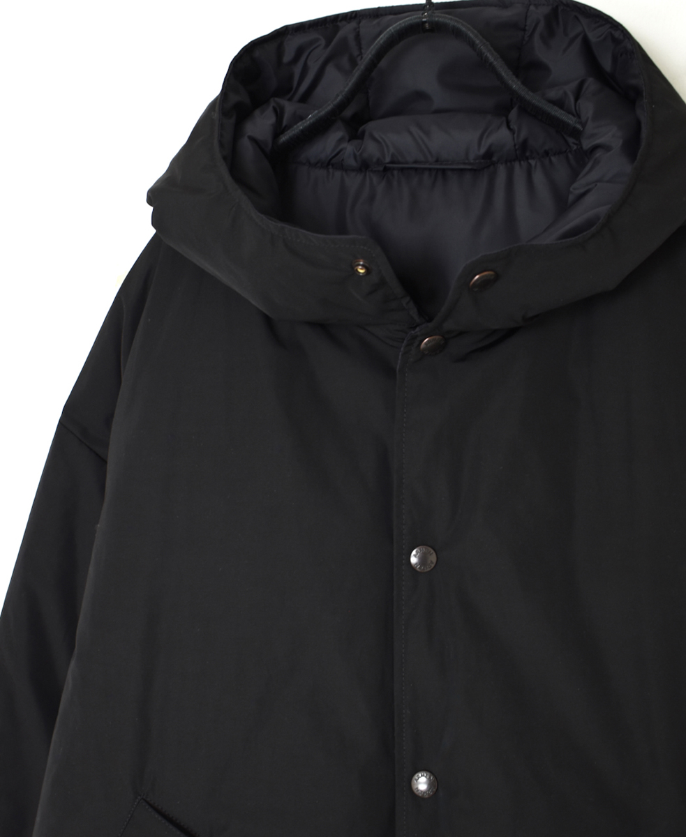 NAM2462(ジャケット) POLY×COTTON REVERSIBLE DOWN SNAP FRONT HOODED JACKET