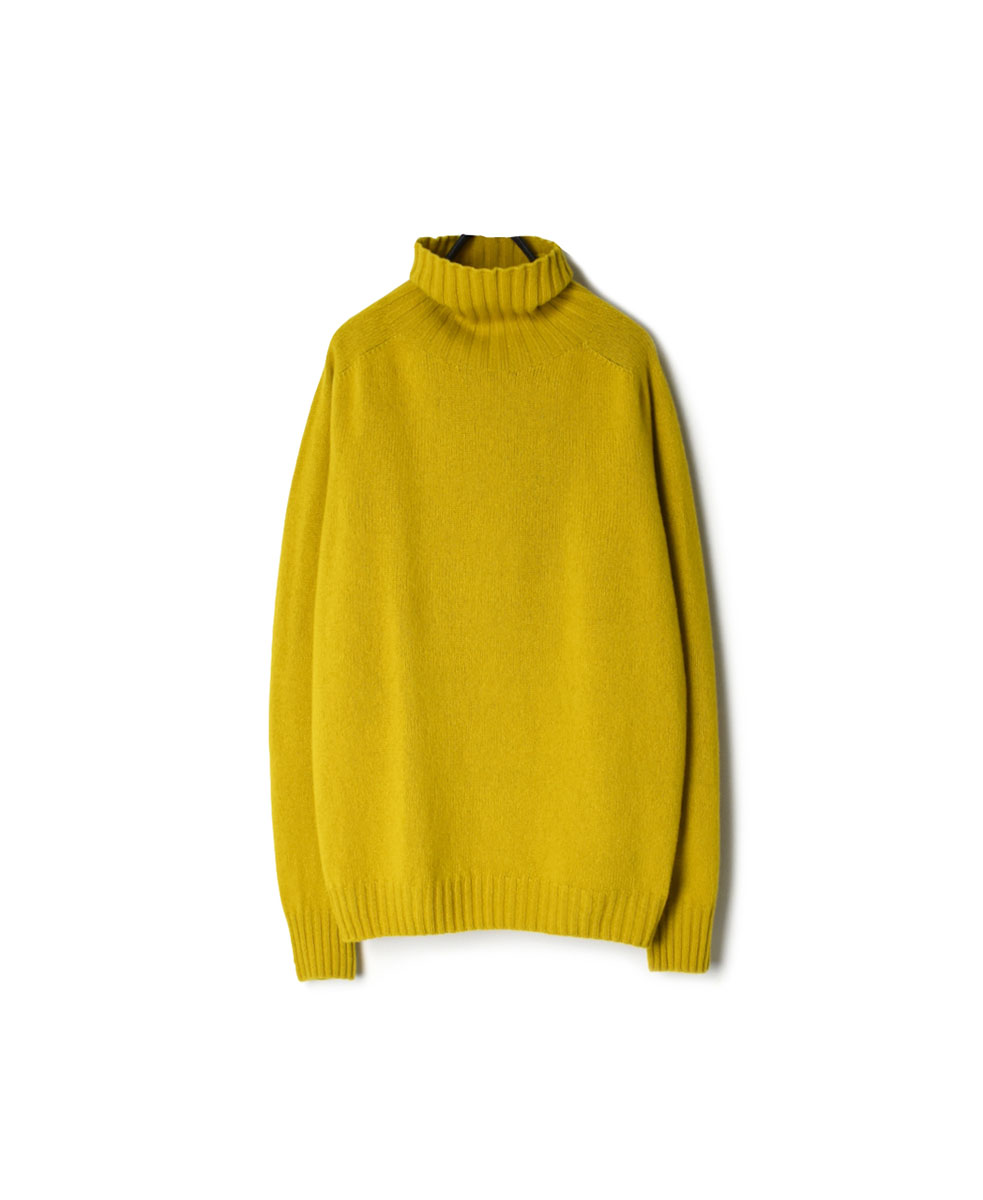 JNAMP1651 (ニット) GEELONG LAMBSWOOL POLO NECK SADDLE SHOULDER P/O