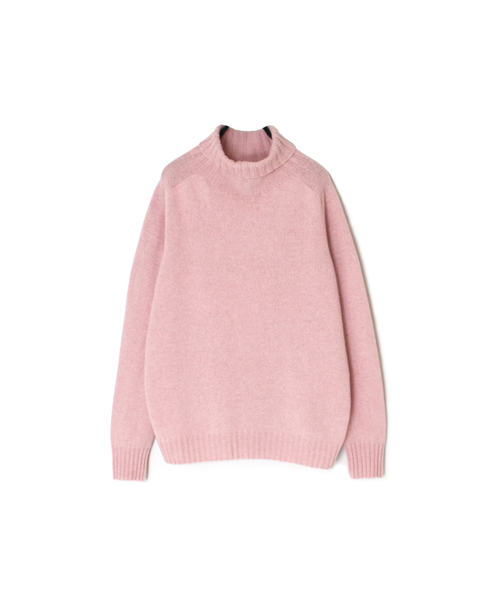 JNAMP1651 (ニット) POLO NECK SADDLE SHOULDER P/O