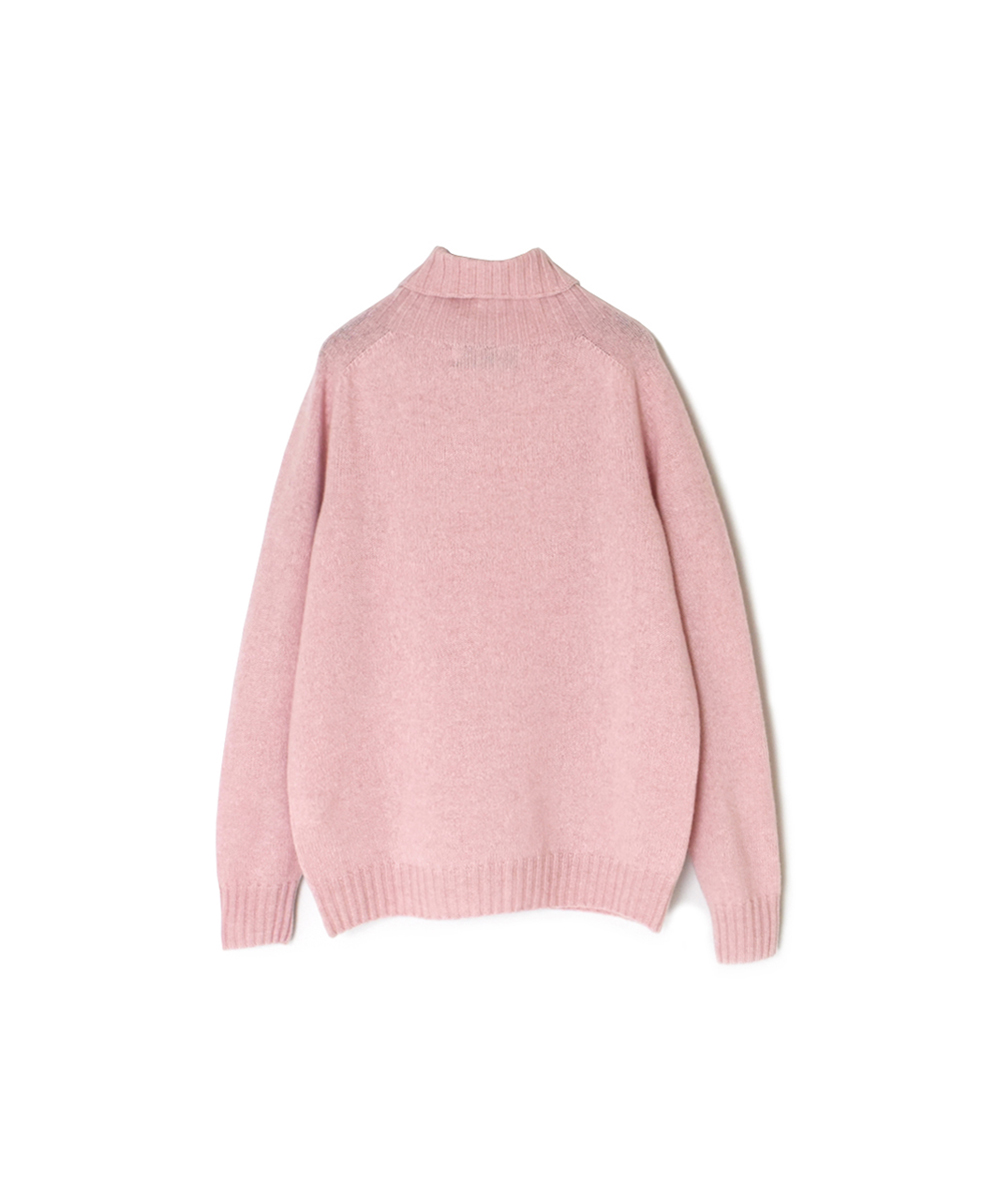 JNAMP1651 (ニット) POLO NECK SADDLE SHOULDER P/O