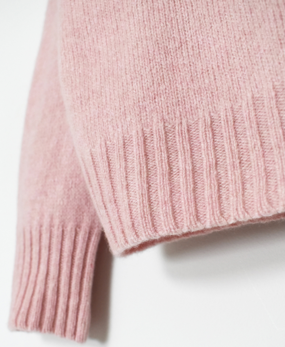 JNAMP1651 (ニット) POLO NECK SADDLE SHOULDER P/O