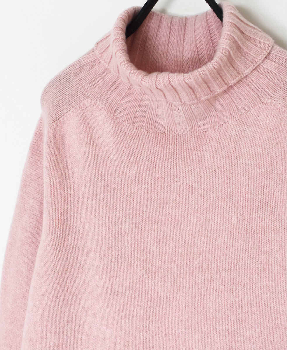 JNAMP1651 (ニット) POLO NECK SADDLE SHOULDER P/O