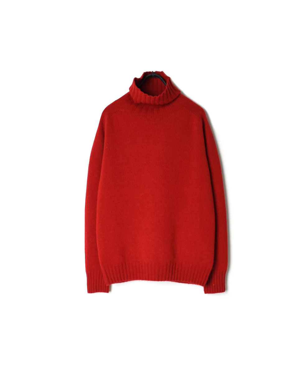 JNAMP1651 (ニット) POLO NECK SADDLE SHOULDER P/O