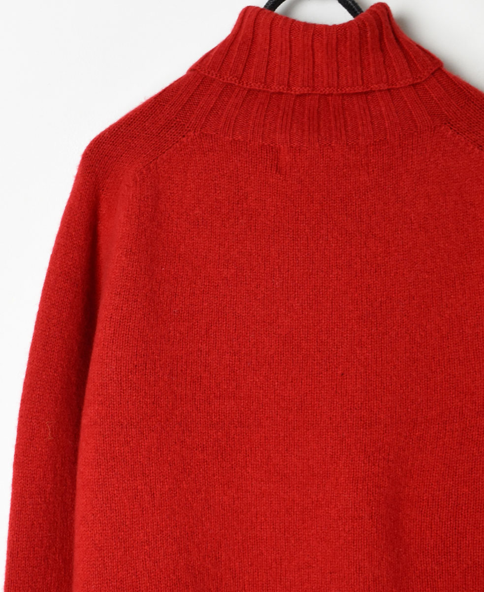 JNAMP1651 (ニット) POLO NECK SADDLE SHOULDER P/O