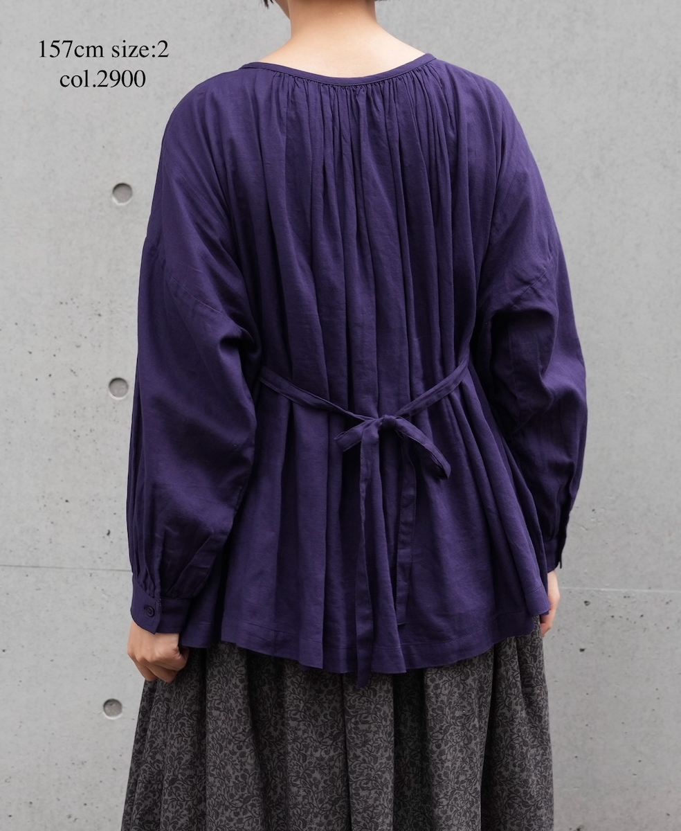 NSL25601(スモック) 60s COTTON TWILL PLAIN GATHERED SMOCK