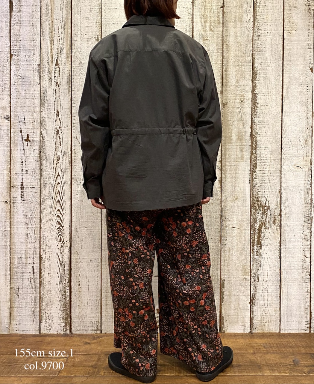 NSL25541(シャツ) 40s POPLIN PLAIN REGULAR FLAP POCKET SHIRT