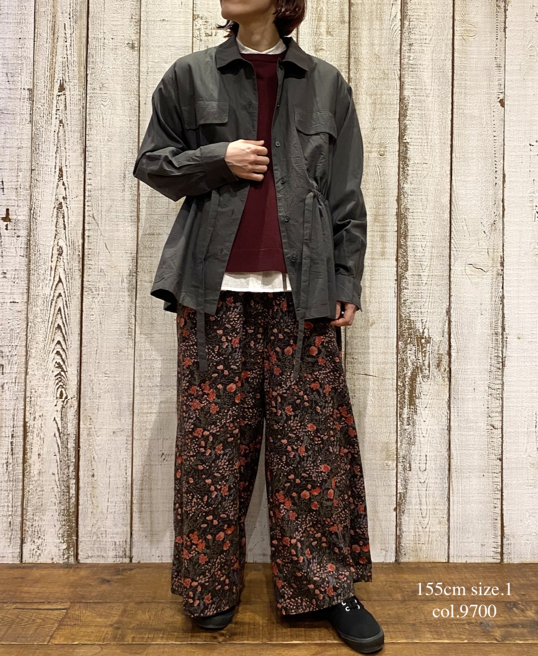 NSL25541(シャツ) 40s POPLIN PLAIN REGULAR FLAP POCKET SHIRT