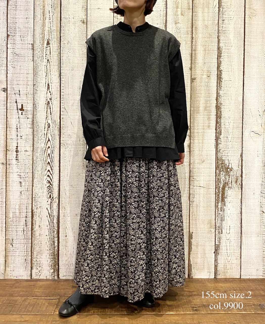 NSL25561(シャツ) 60s CAMBRIC PLAIN BANDED COLLAR PINTUCK SHIRT