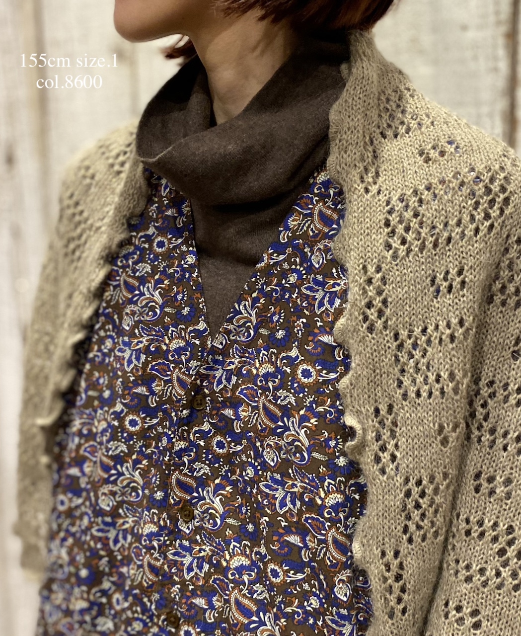 NSL25553(サロペット) 40s POPLIN MEDIUM FLOWER PRINT NO/SL OVERALLS