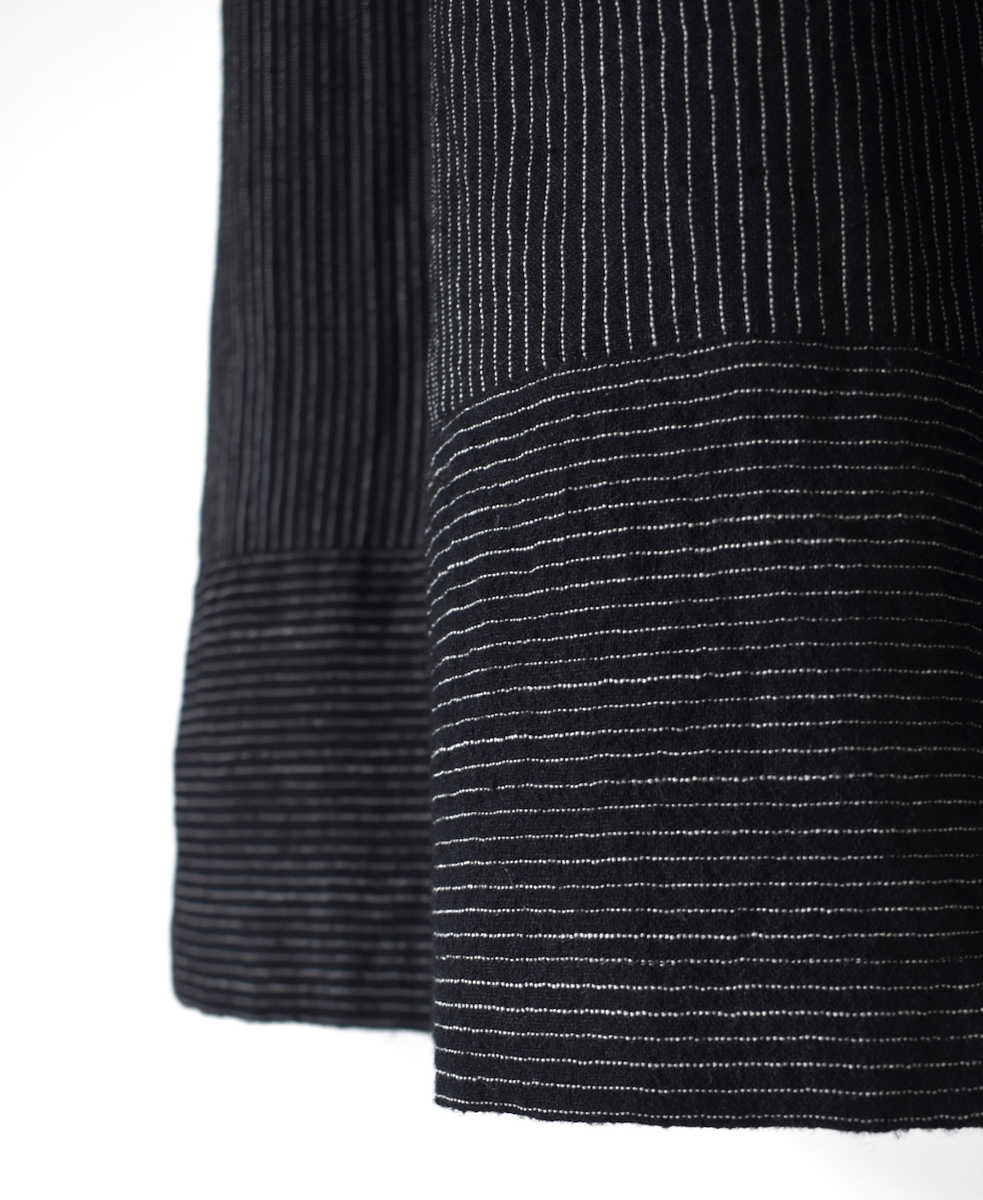 INSL25715(スカート) WOOL/LINEN STRIPE EASY SKIRT