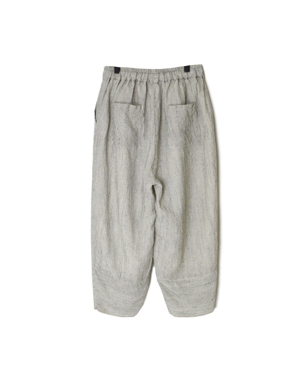 INSL25716(パンツ) WOOL/LINEN STRIPE EASY PANTS