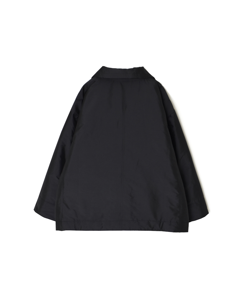 NSL25521(ジャケット)PADDED POLYESTER PLAIN HIGH COLLAR JACKET