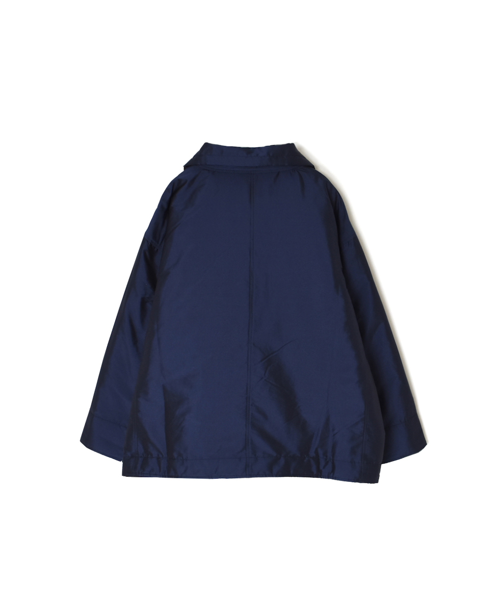 NSL25521(ジャケット)PADDED POLYESTER PLAIN HIGH COLLAR JACKET