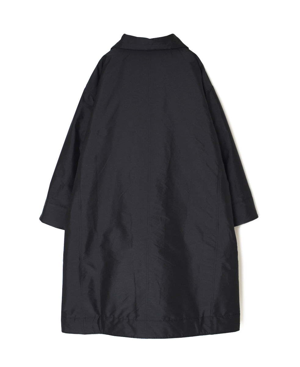 NSL25522(コート)PADDED POLYESTER PLAIN HIGH COLLAR COAT
