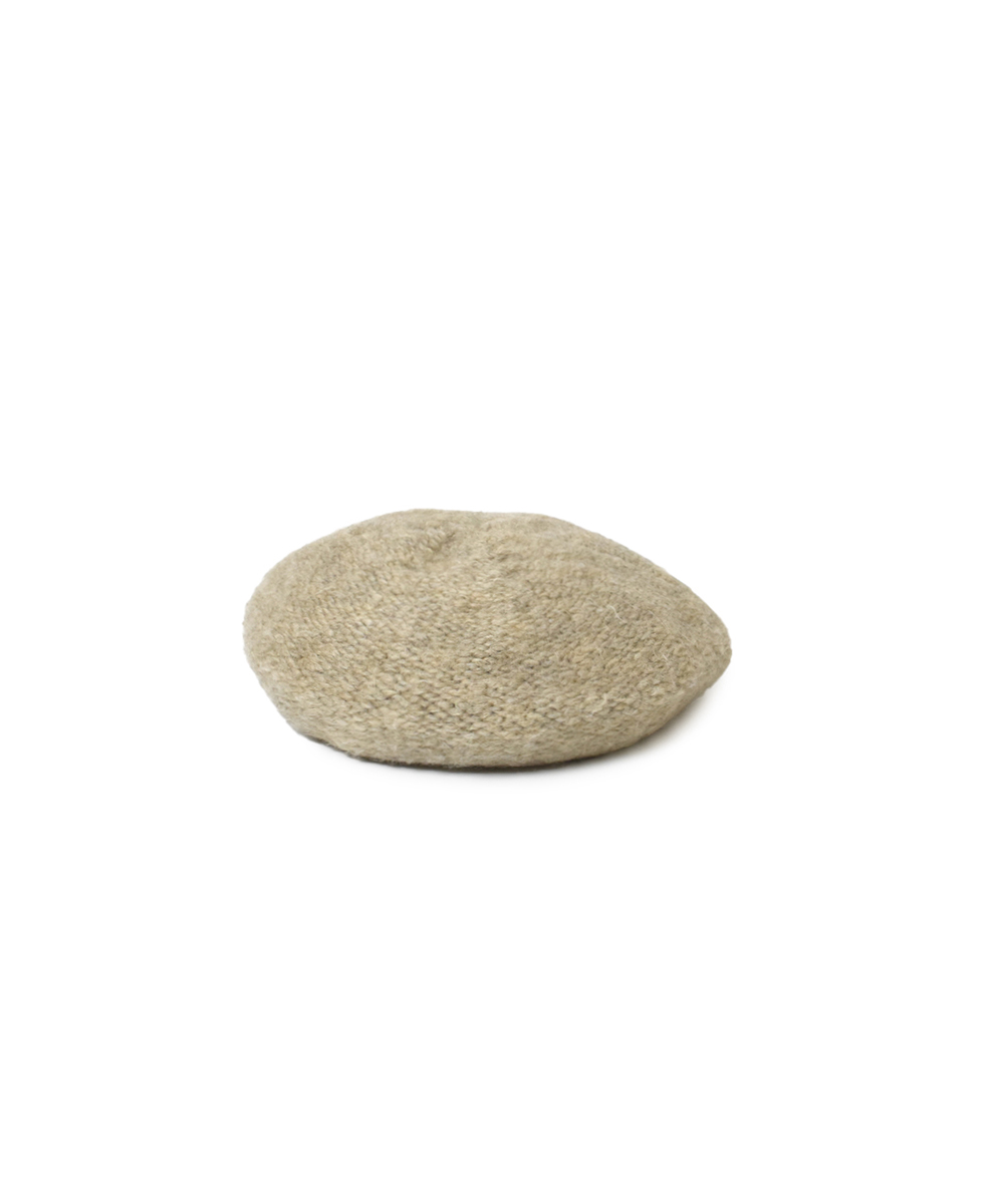 BNSL2561(帽子) PLAIN REVERSE STITCH BERET