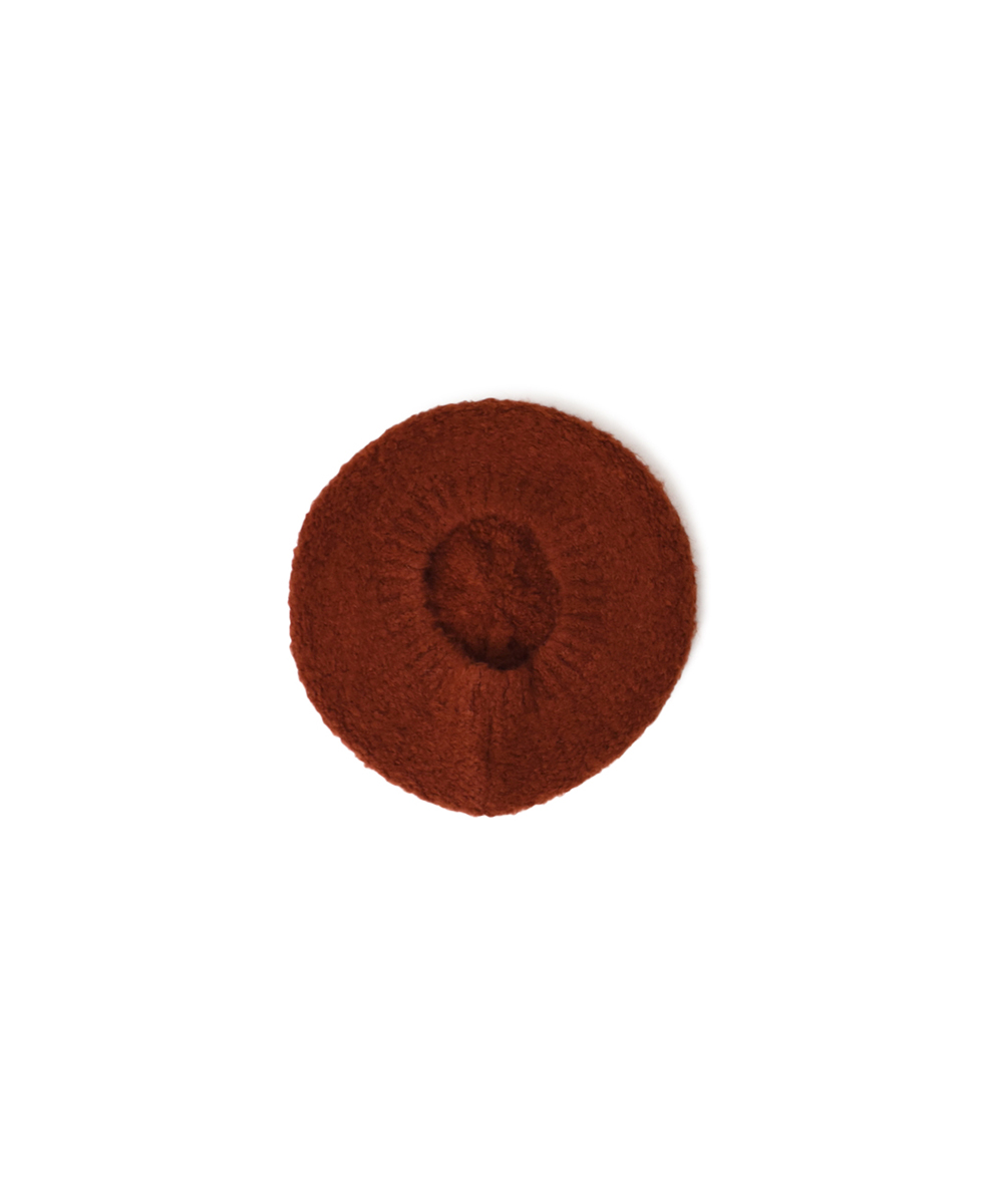 BNSL2561(帽子) PLAIN REVERSE STITCH BERET