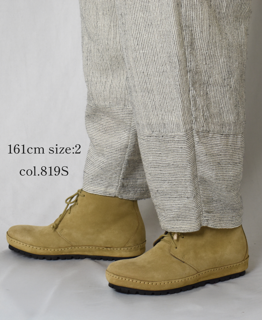 INSL25716(パンツ) WOOL/LINEN STRIPE EASY PANTS