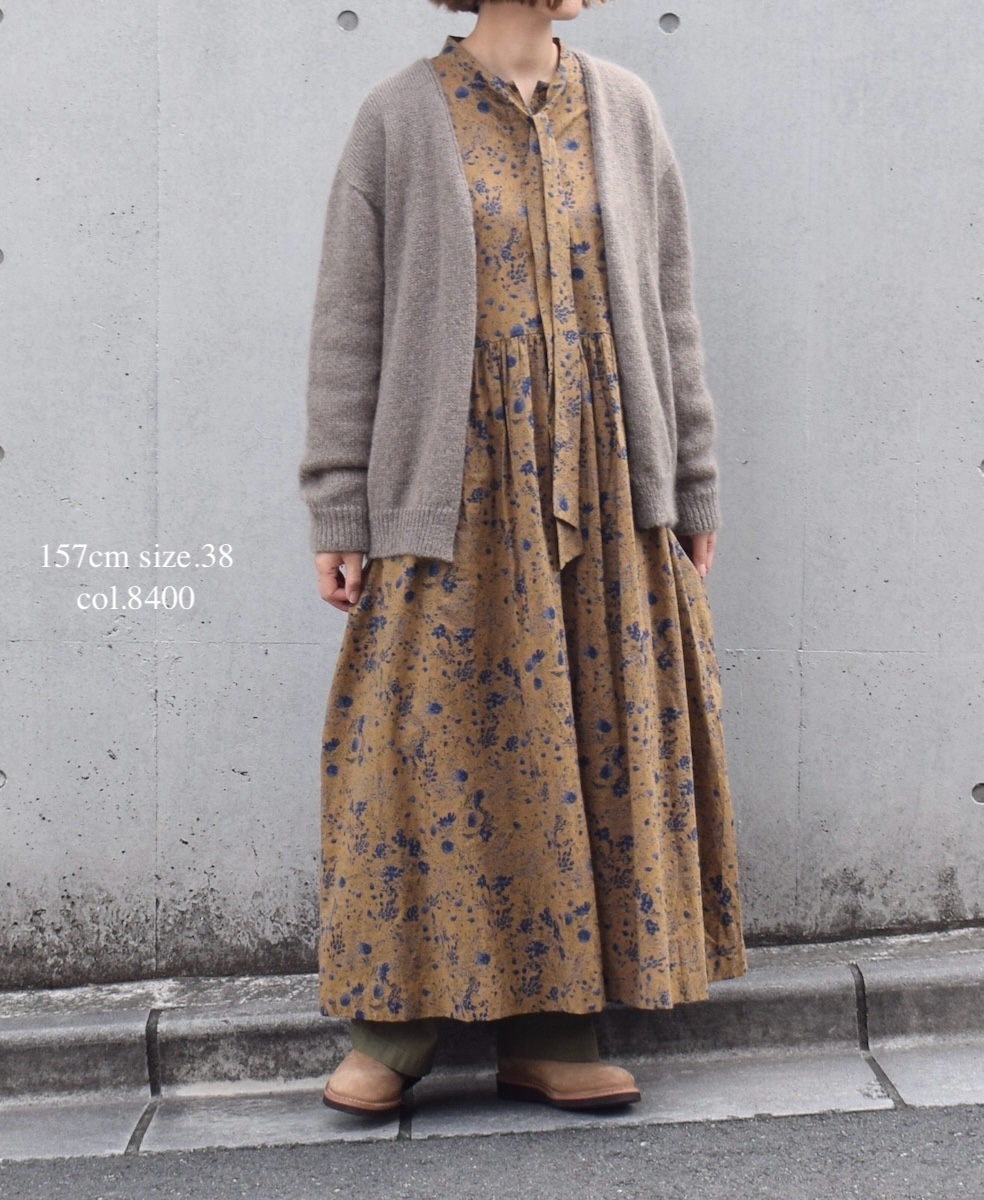 CHT2552(カーディガン) MOHAIR NO-BUTTON CARDIGAN
