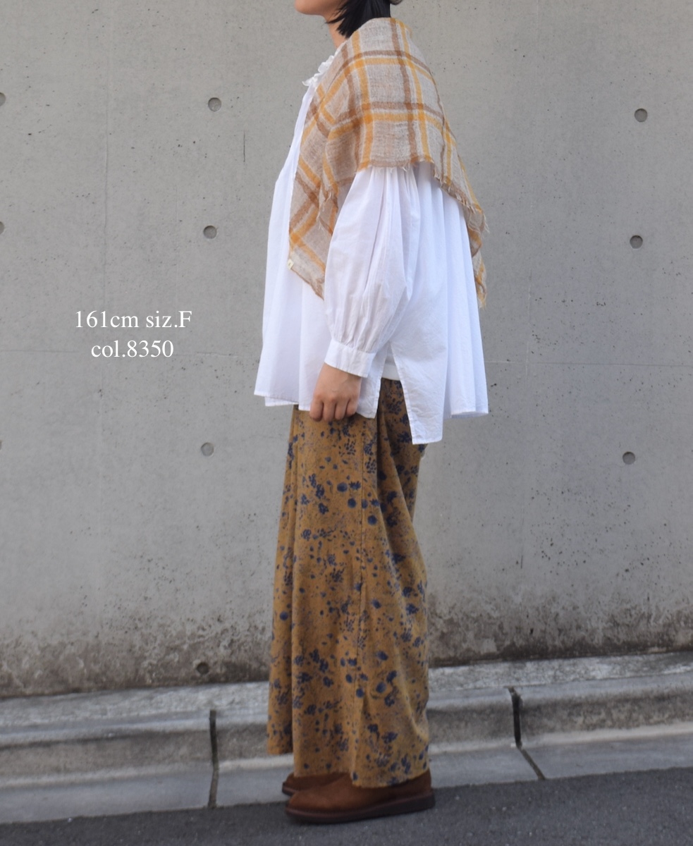 NSL25512(ストール) WOOL CHECK SQUARE STOLE