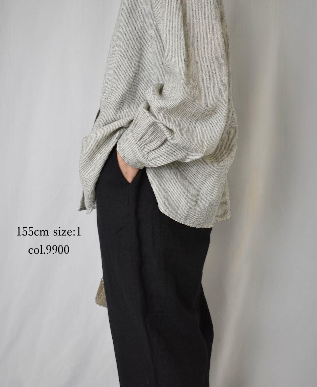 INSL25706(パンツ) WOOL/LINEN EASY PANTS