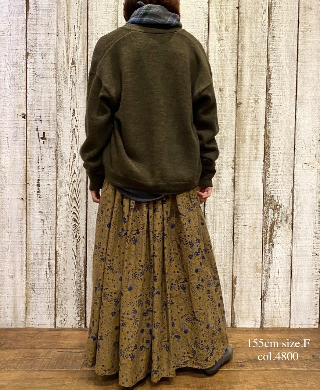 GNSL25501(カーディガン) 7GG 2PLY PLAIN STITCH COTSWOLDS V-NECK 1BUTTON CARDIGAN
