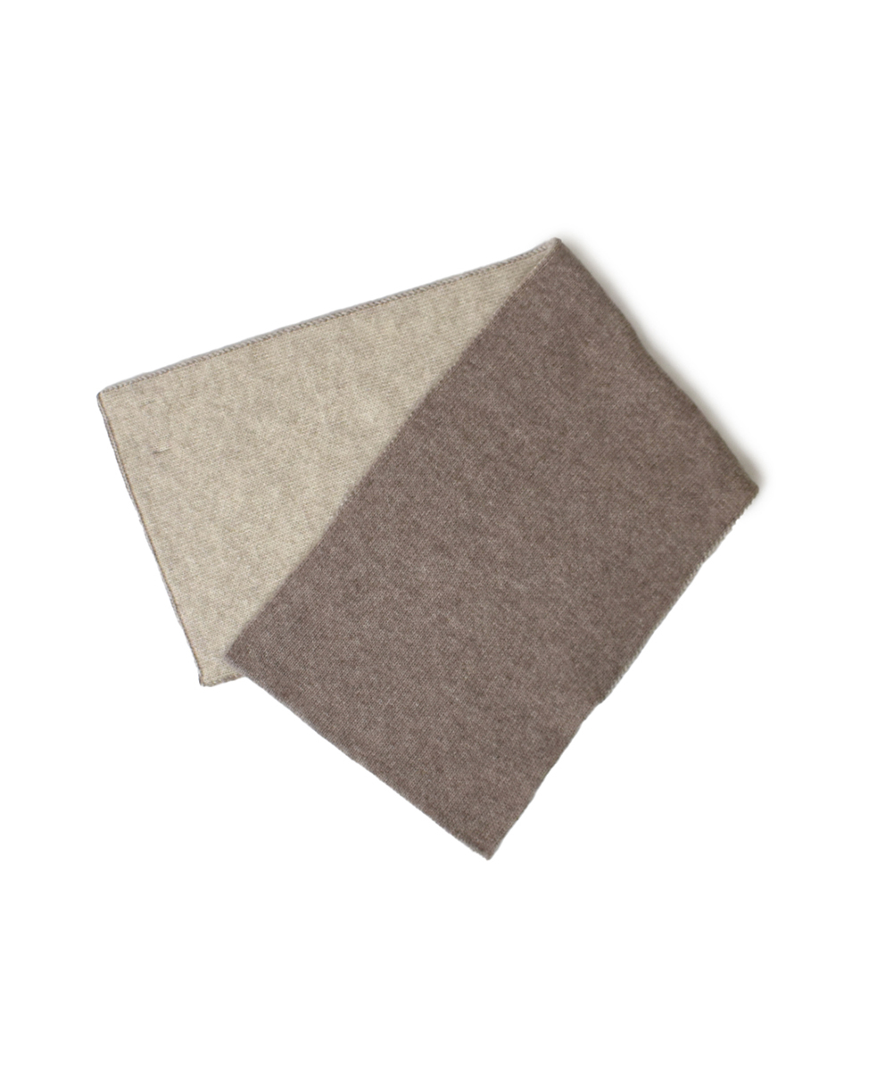 BAAM1961CB (スカーフ) WOOL/CASHMERE 2TONE LOOP SCARF
